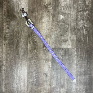 Nocona Purple Rhinestone Embellished Belt
